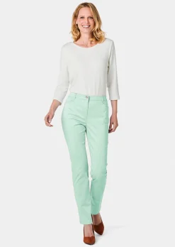 Pantalon en coton satiné LOUISA COMFORT+