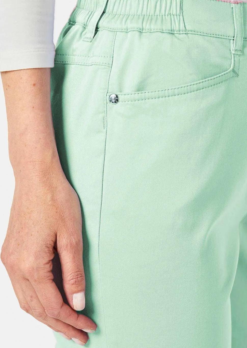 Pantalon en coton satiné LOUISA COMFORT+