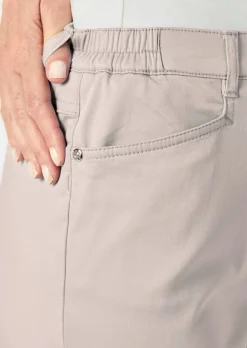 Pantalon en coton satiné LOUISA COMFORT+