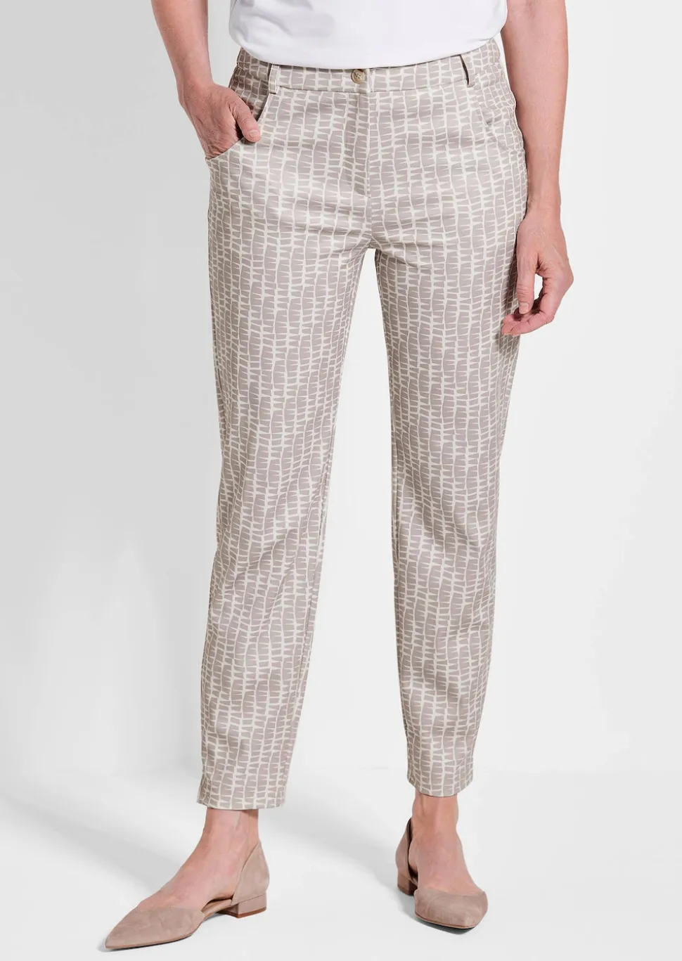 Pantalon en jersey BELLA avec motif