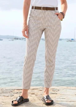 Pantalon en jersey BELLA avec motif