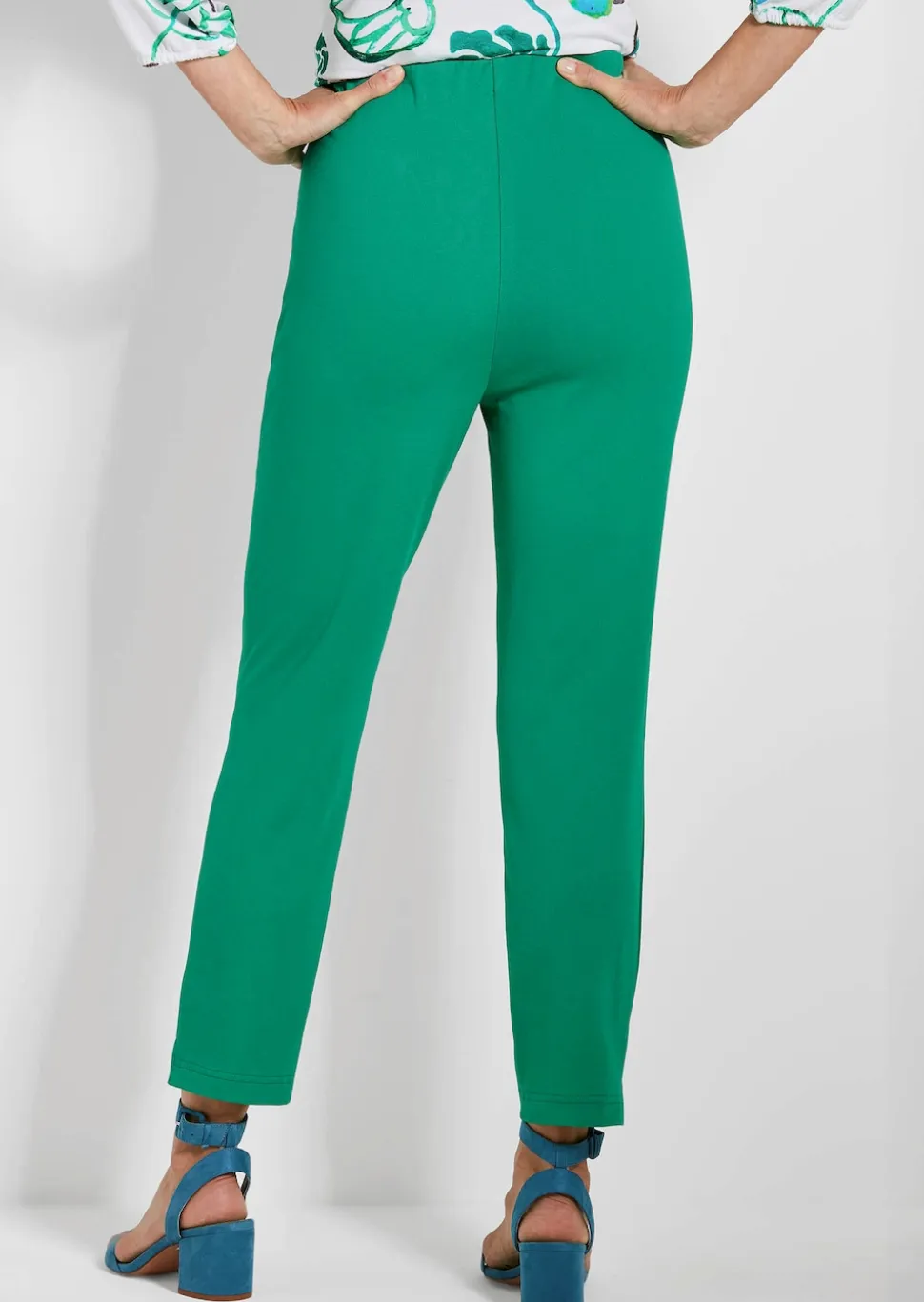 Pantalon en jersey LOUISA avec taille élastique