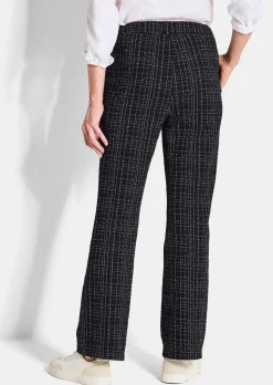 Pantalon en jersey VERA, aspect tweed