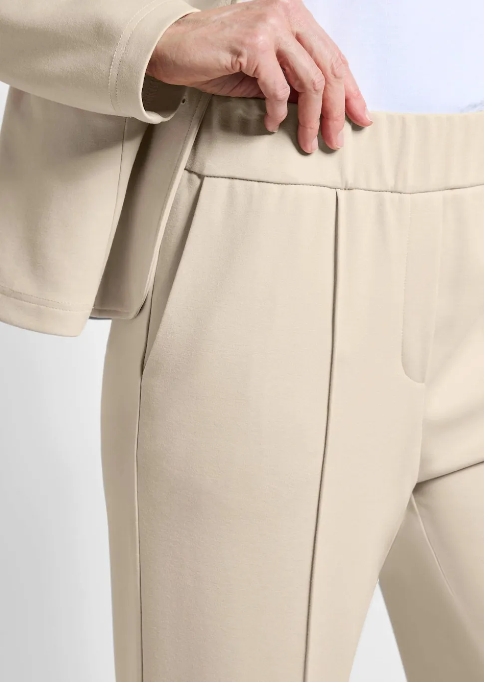 Pantalon en jersey VERA avec nervures