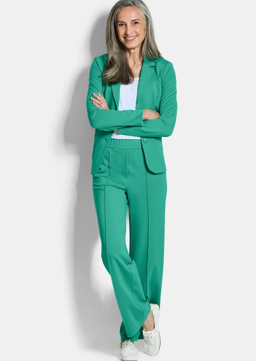 Pantalon en jersey VERA avec nervures
