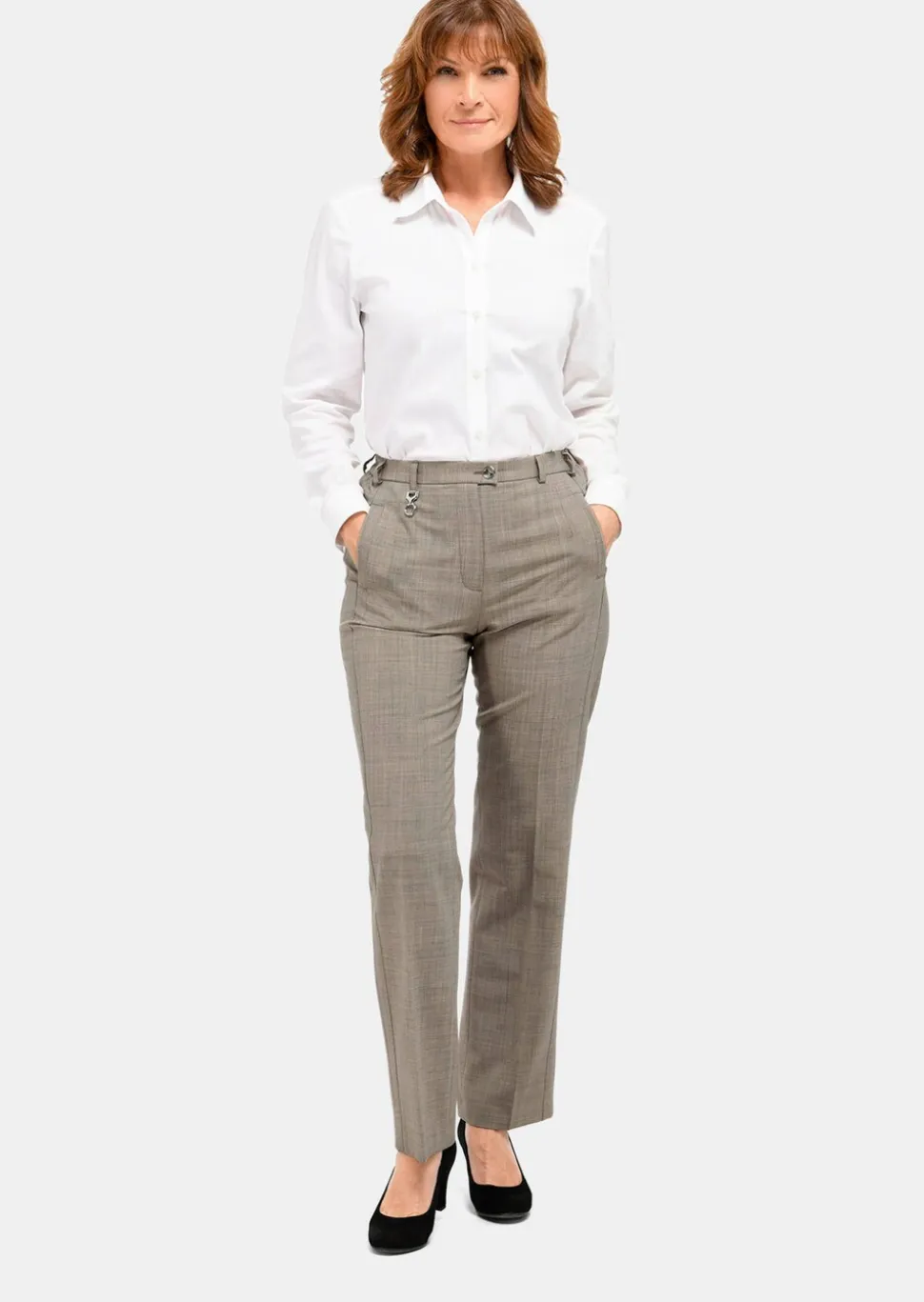 Pantalon en laine vierge CARLA