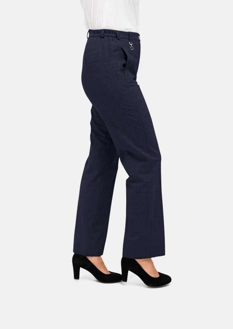 Pantalon en laine vierge Trevira CARLA COMFORT+