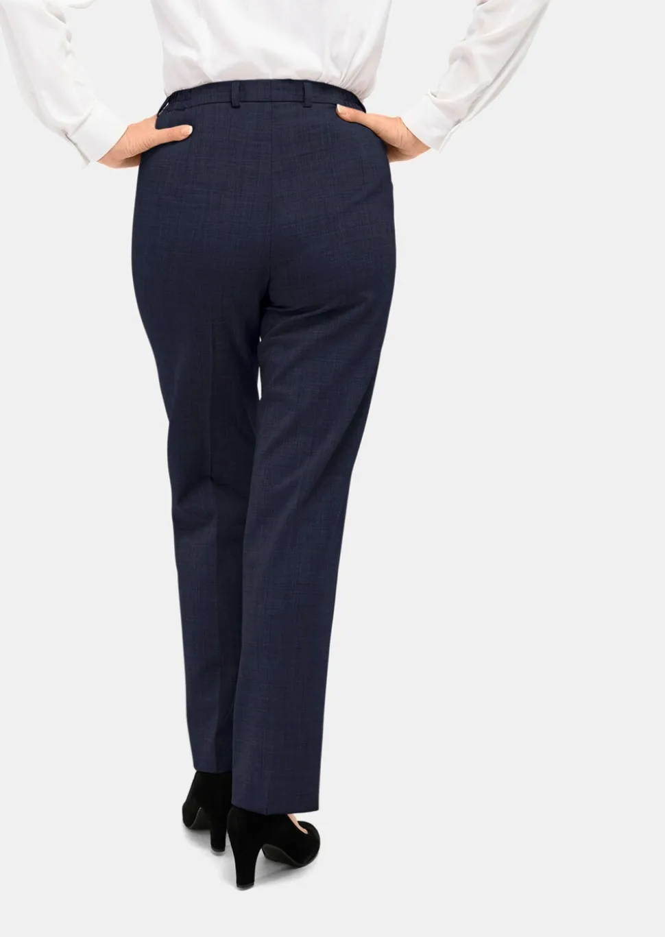 Pantalon en laine vierge Trevira CARLA COMFORT+