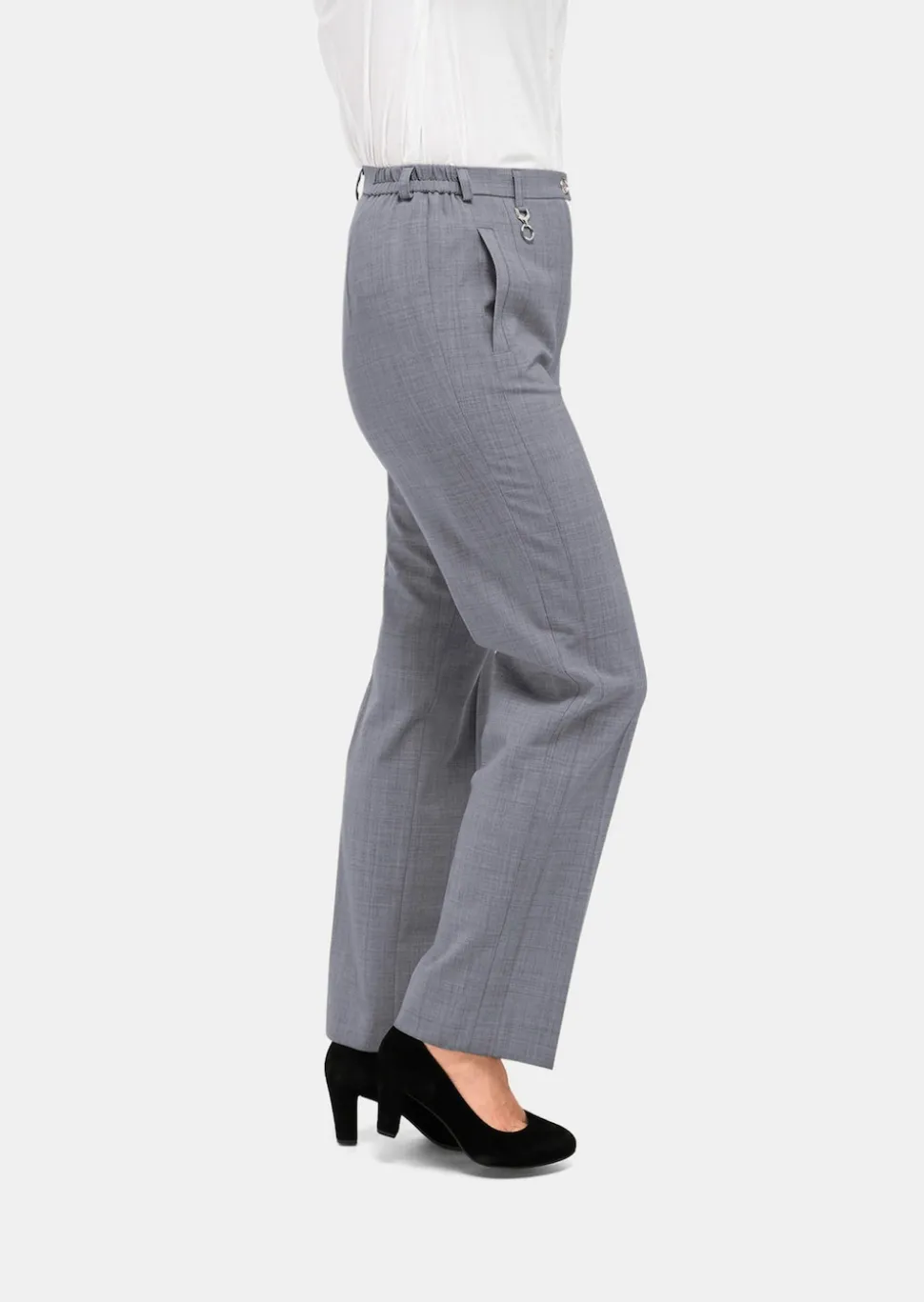 Pantalon en laine vierge Trevira CARLA COMFORT+