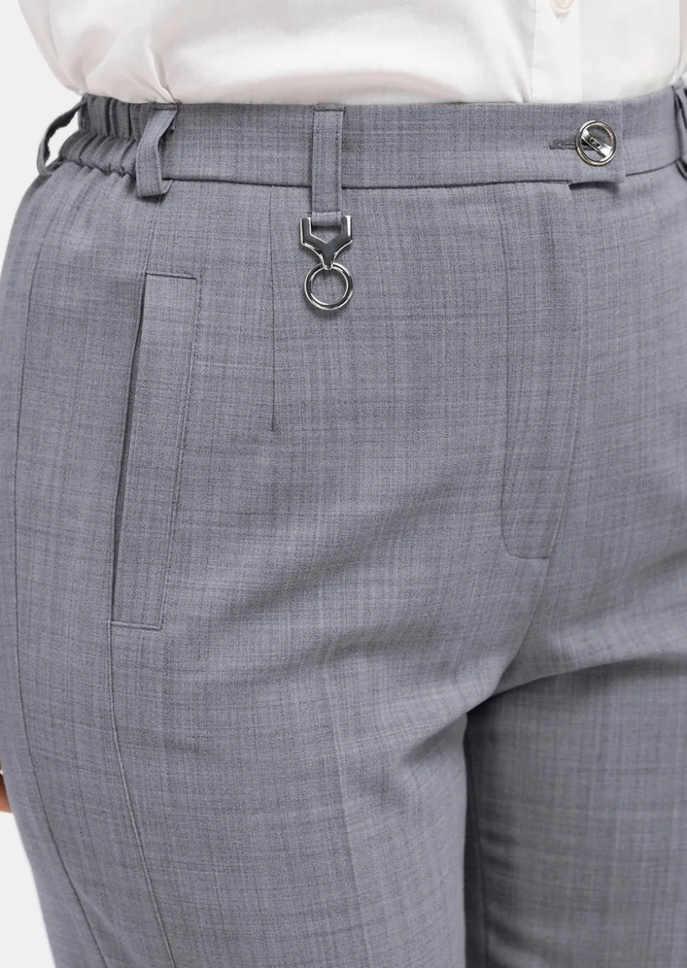 Pantalon en laine vierge Trevira CARLA COMFORT+