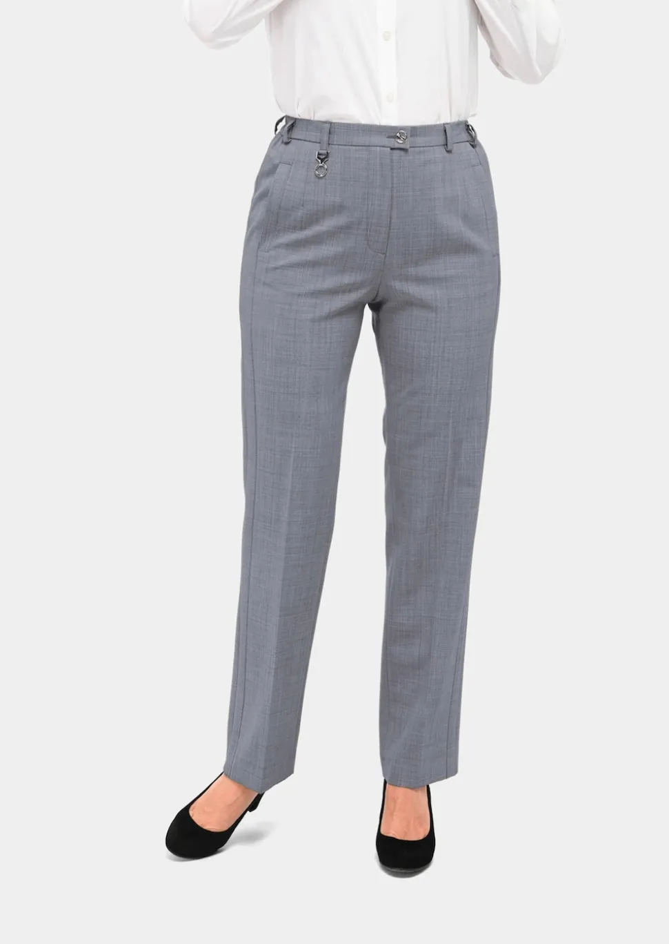 Pantalon en laine vierge Trevira CARLA COMFORT+
