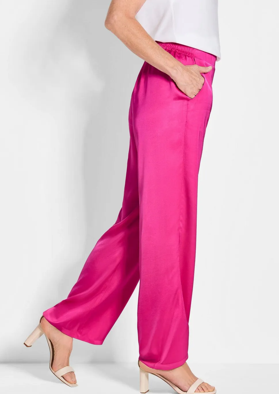 Pantalon en satin VERA