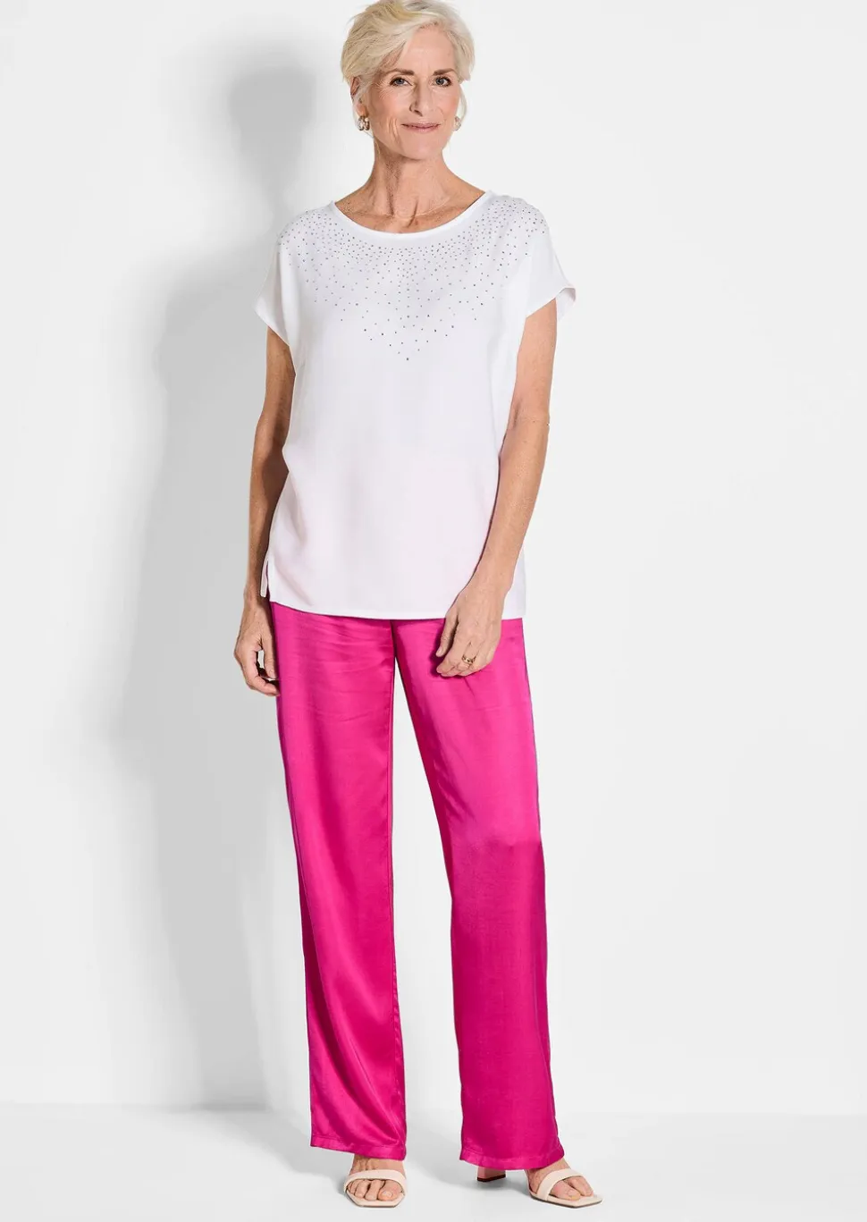 Pantalon en satin VERA