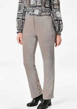 Pantalon en velours côtelé CARLA en jersey