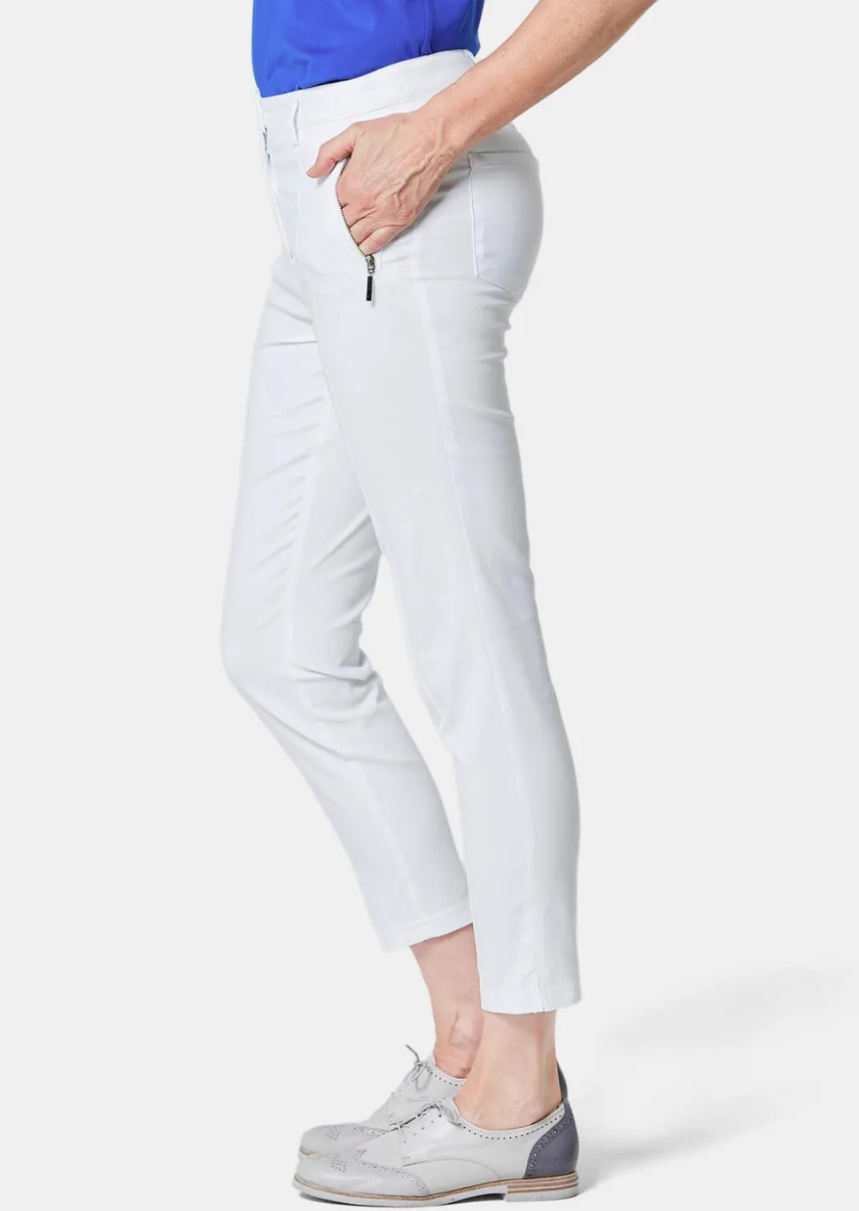 Pantalon extensible avec des coutures supplémentaires