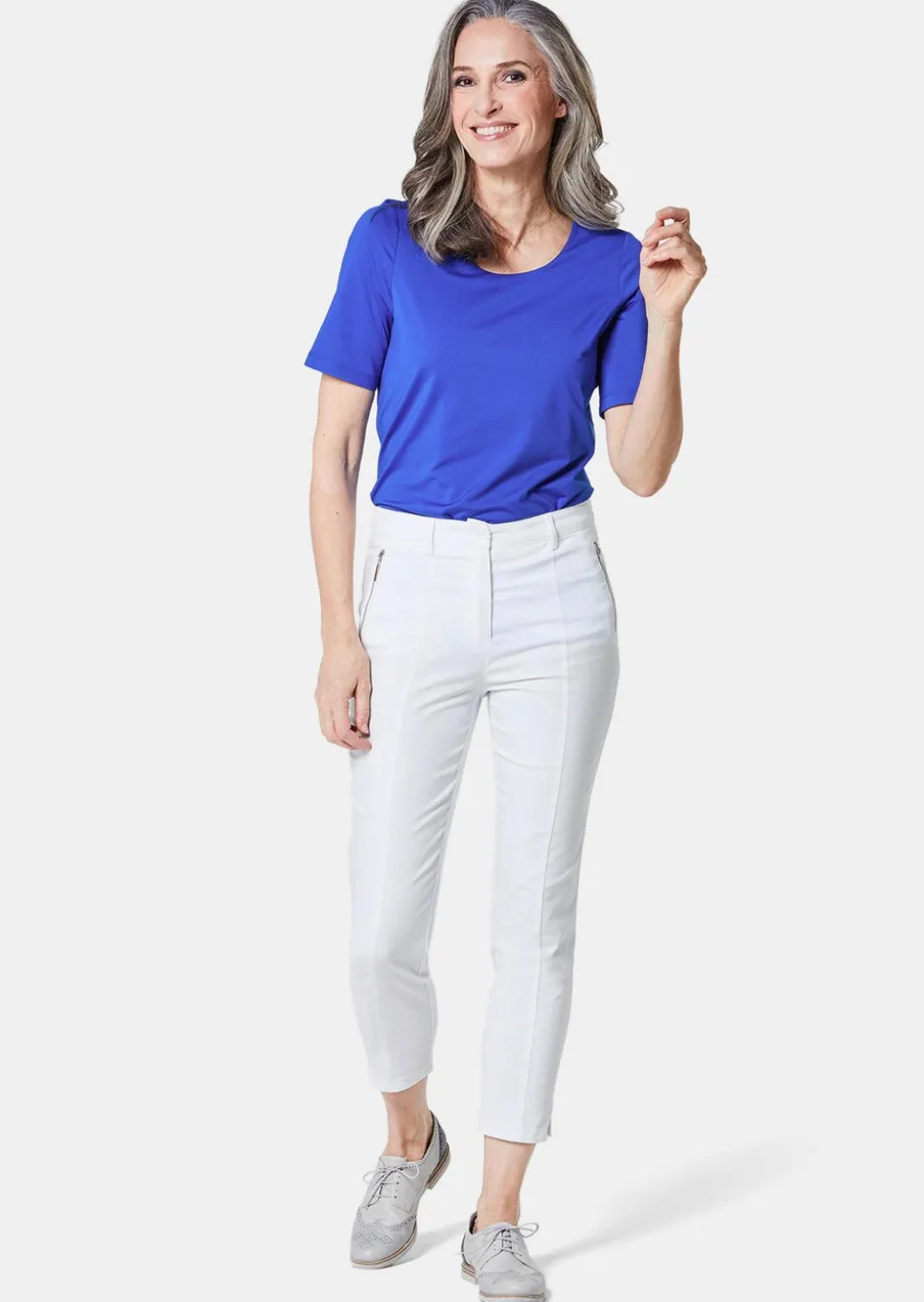 Pantalon extensible avec des coutures supplémentaires