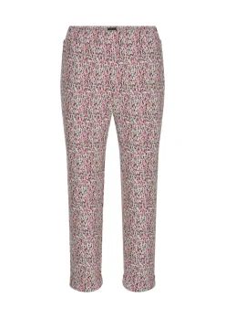 Pantalon extensible à motif