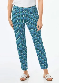 Pantalon imprimé LOUISA avec imprimé minimaliste