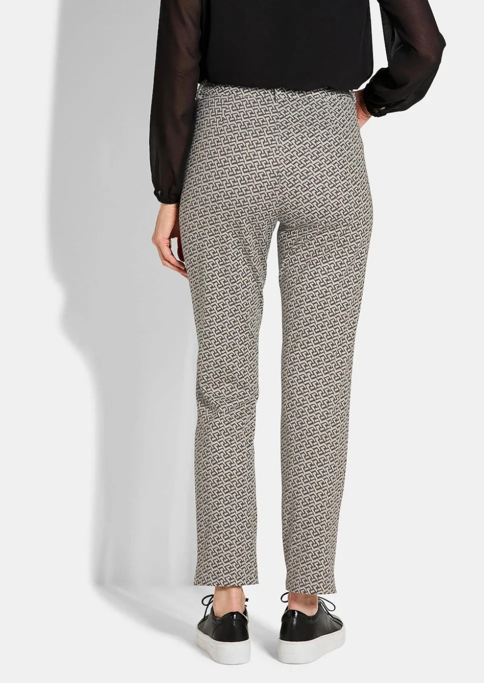 Pantalon imprimé LOUISA en matière scuba