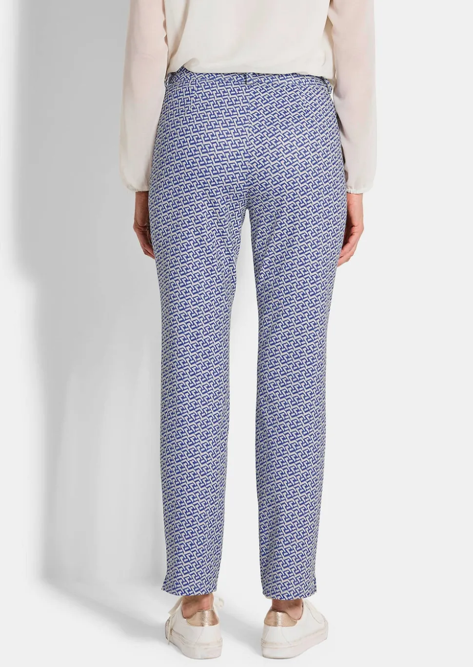 Pantalon imprimé LOUISA en matière scuba