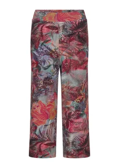 Pantalon imprimé VERA en jersey de viscose