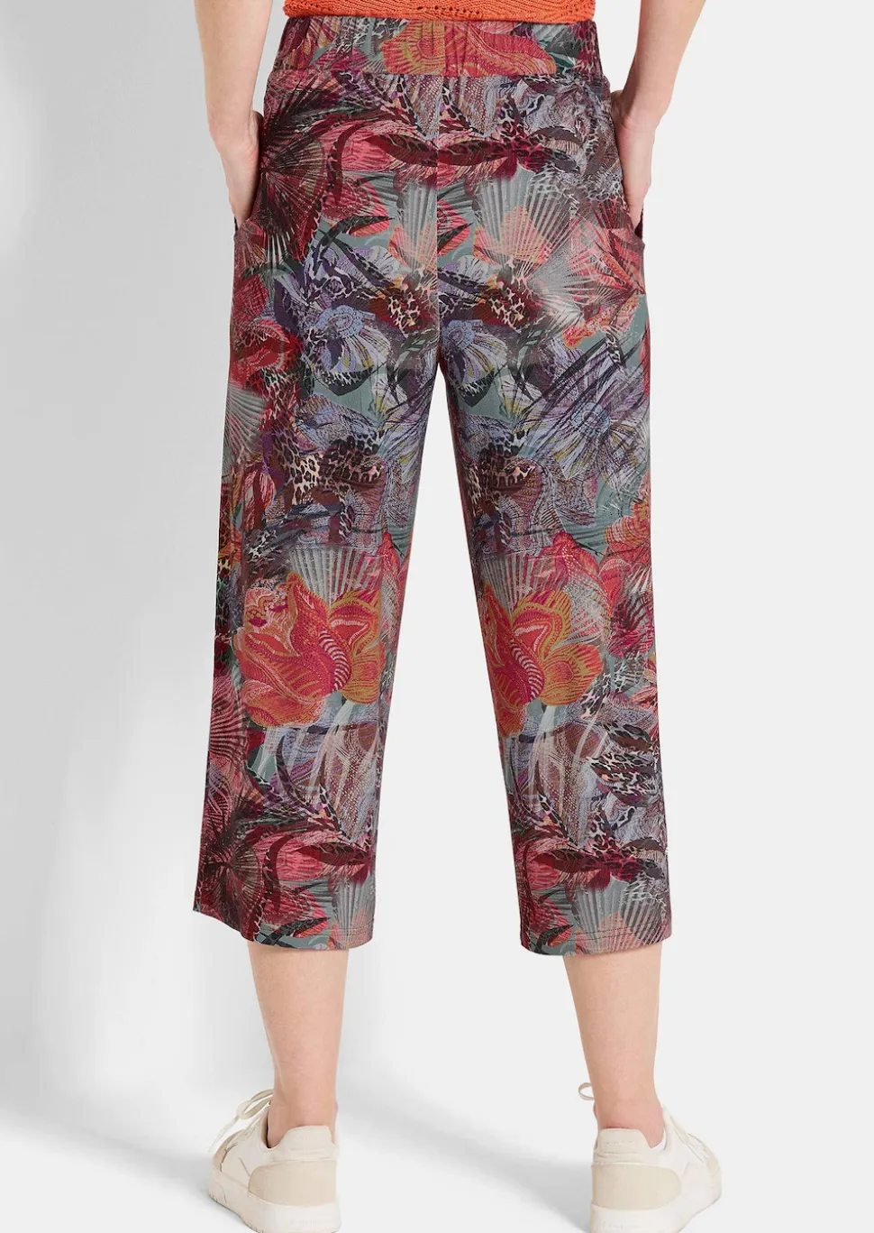 Pantalon imprimé VERA en jersey de viscose