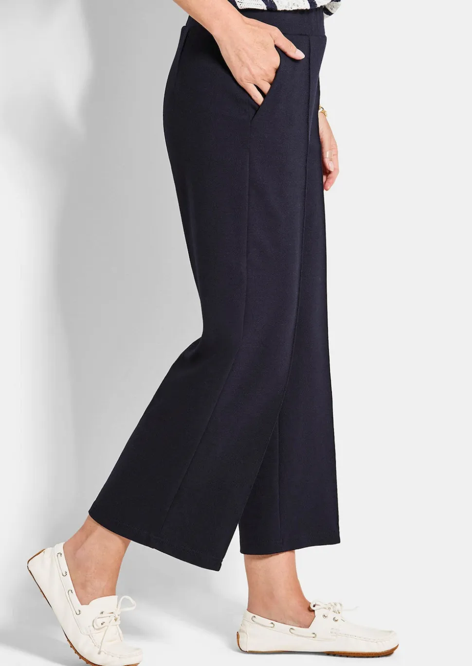 Pantalon imprimé VERA en jersey de viscose