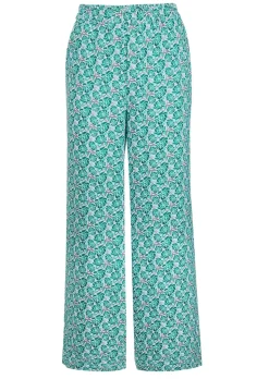 Pantalon imprimé VERA à jambes amples