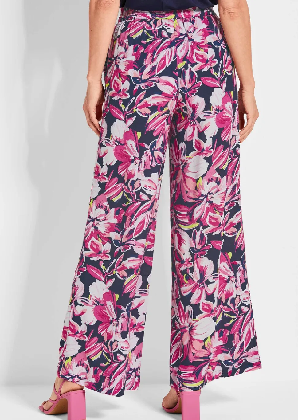 Pantalon imprimé VERA à motif floral
