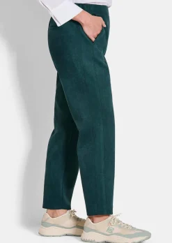 Pantalon LOUISA aspect velours de cuir