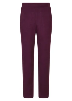 Pantalon LOUISA aspect velours de cuir