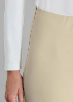 Pantalon 7/8 LOUISA en bengaline, avec taille élastique