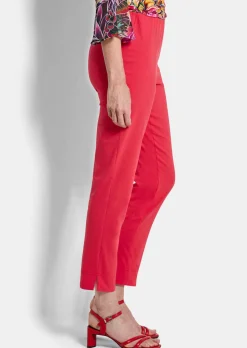 Pantalon 7/8 LOUISA en bengaline, avec taille élastique