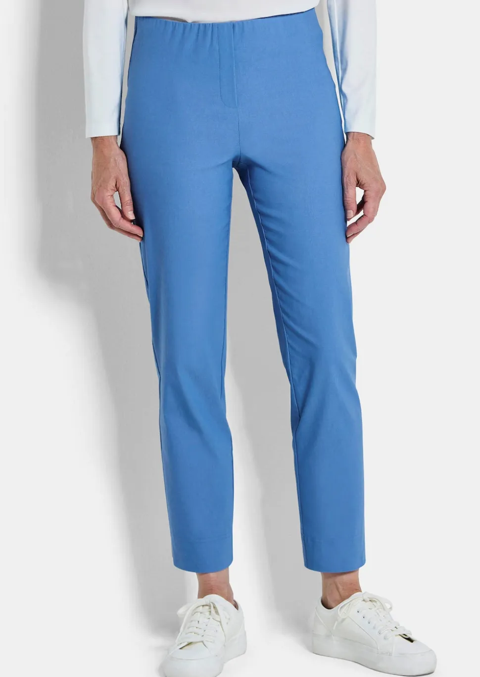 Pantalon 7/8 LOUISA en bengaline, avec taille élastique