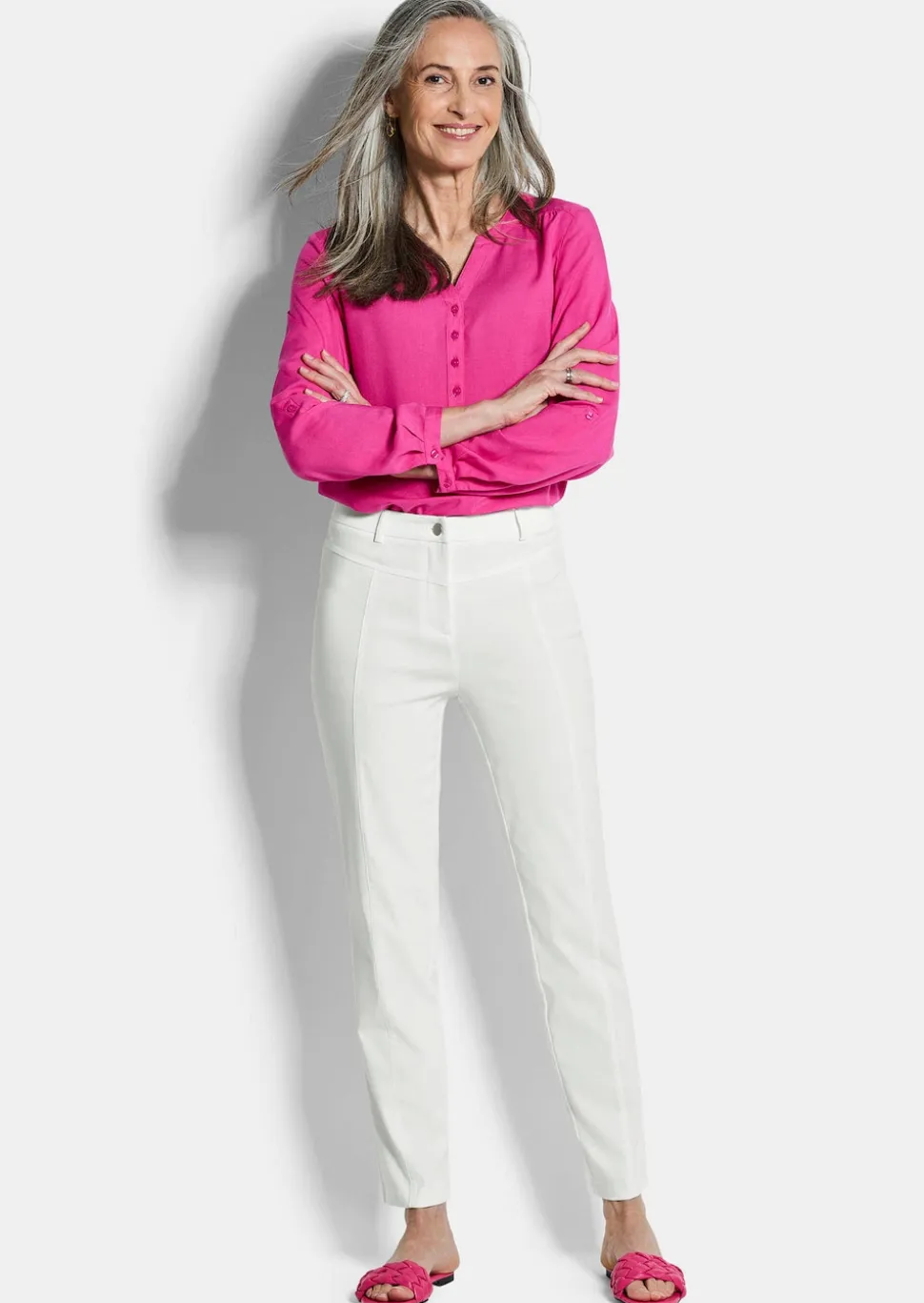 Pantalon LOUISA en bengaline Super-Stretch