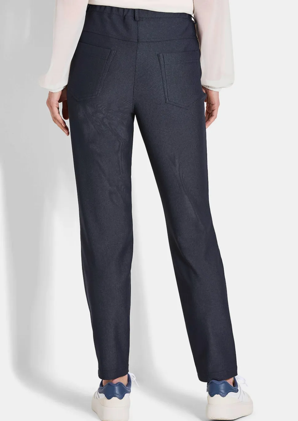 Pantalon LOUISA en tissu sergé
