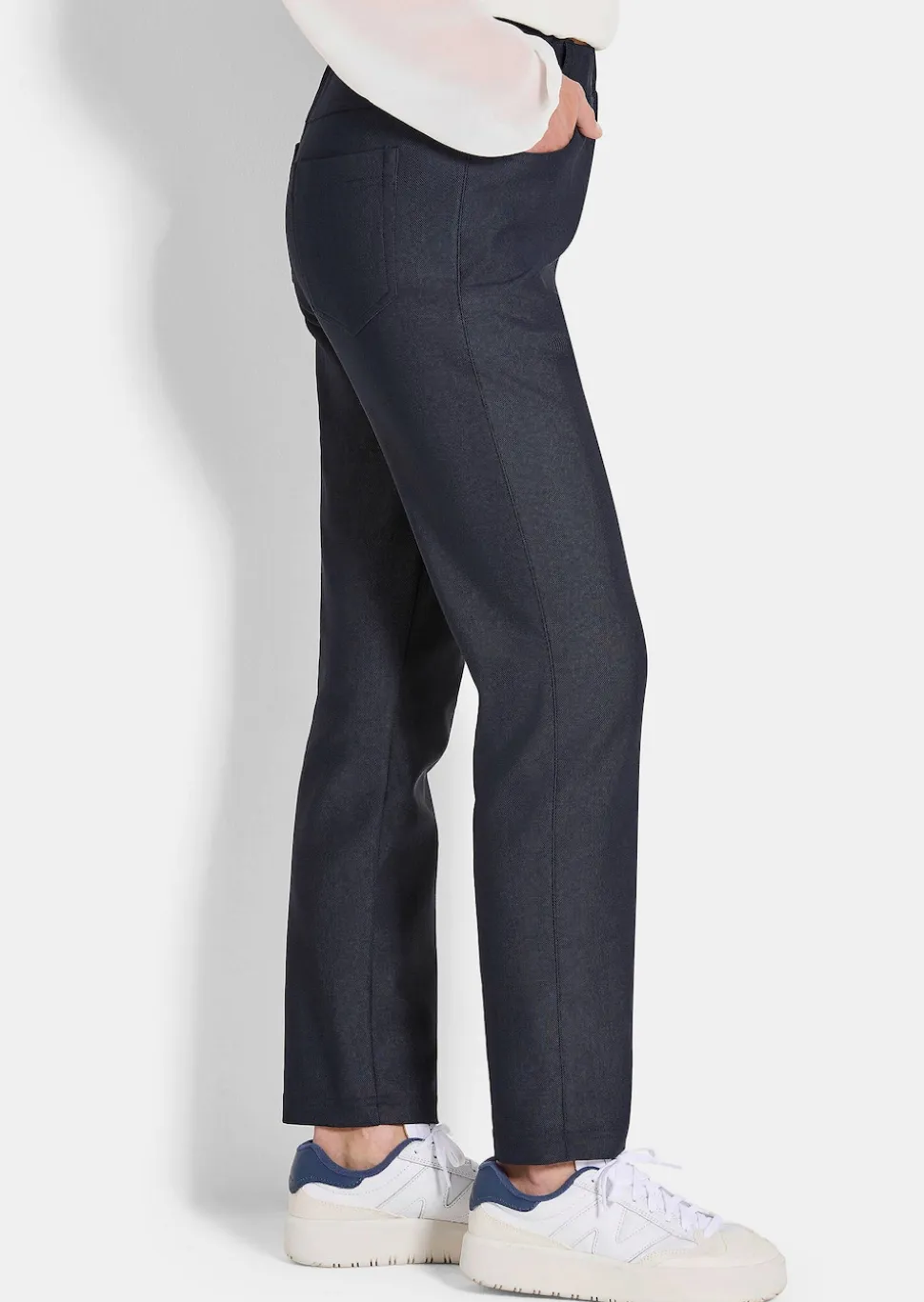 Pantalon LOUISA en tissu sergé
