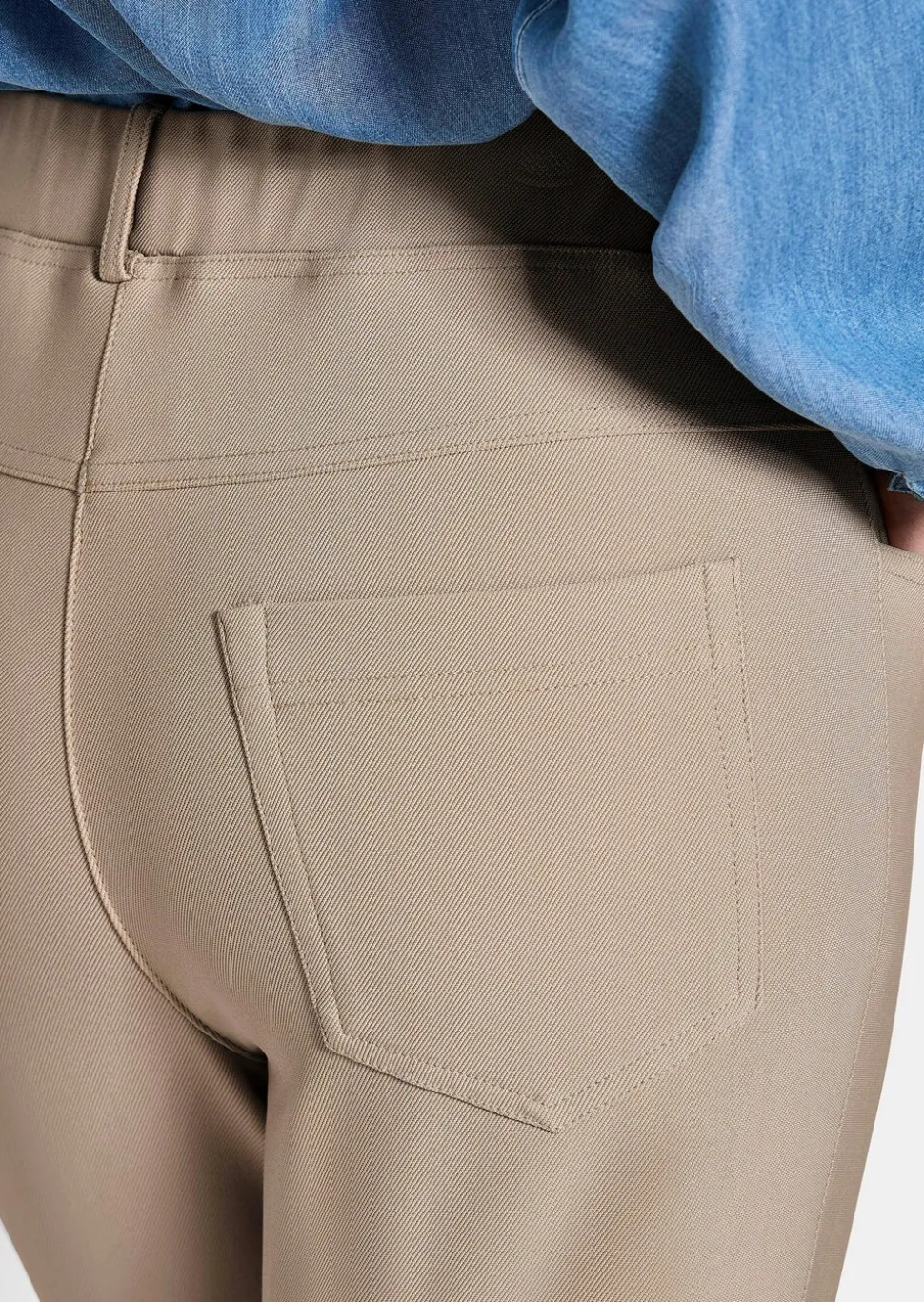 Pantalon LOUISA en tissu sergé