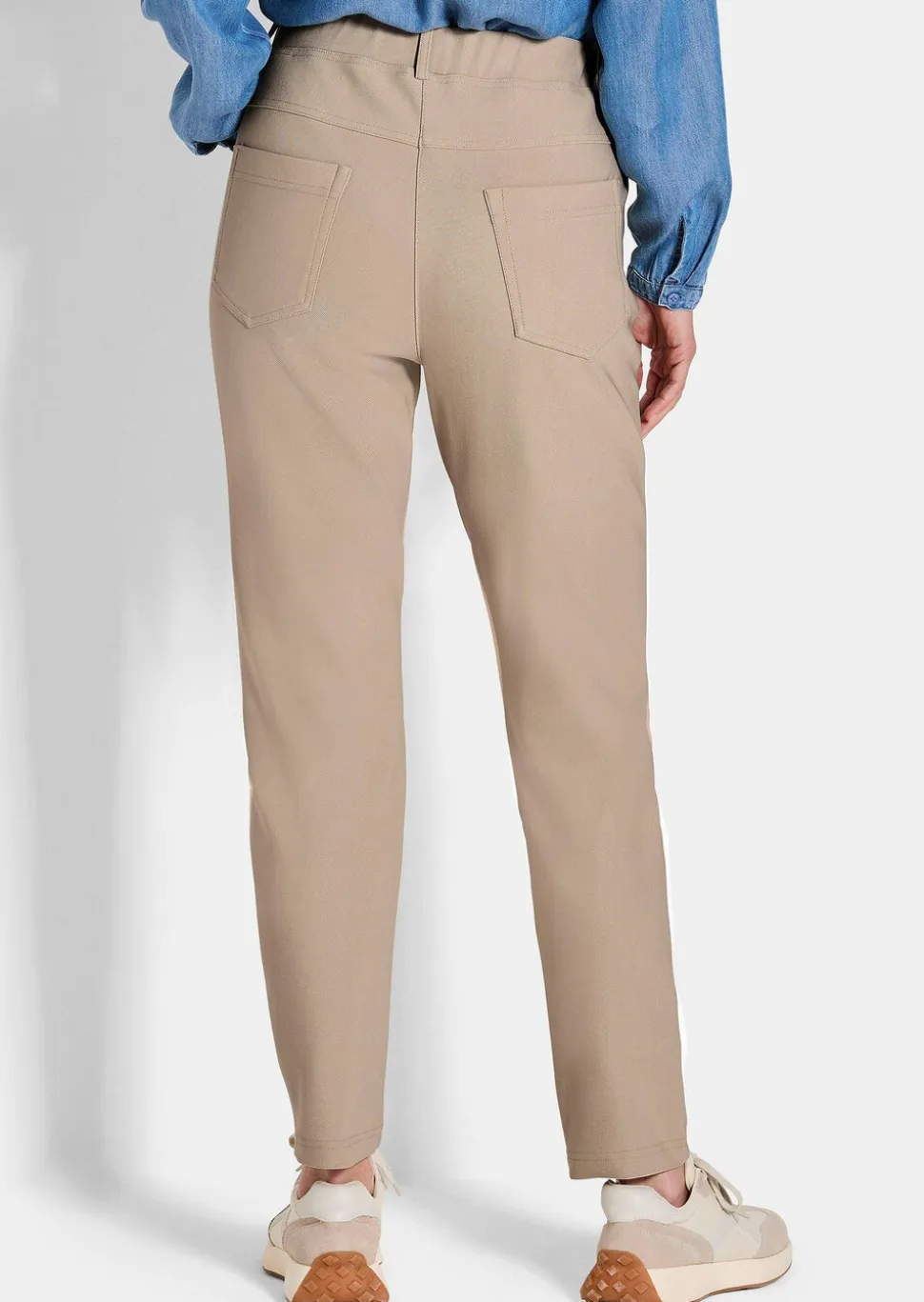 Pantalon LOUISA en tissu sergé