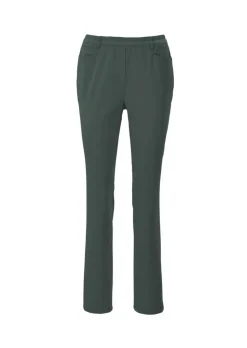 Pantalon LOUISA à taille élastique en coton satiné