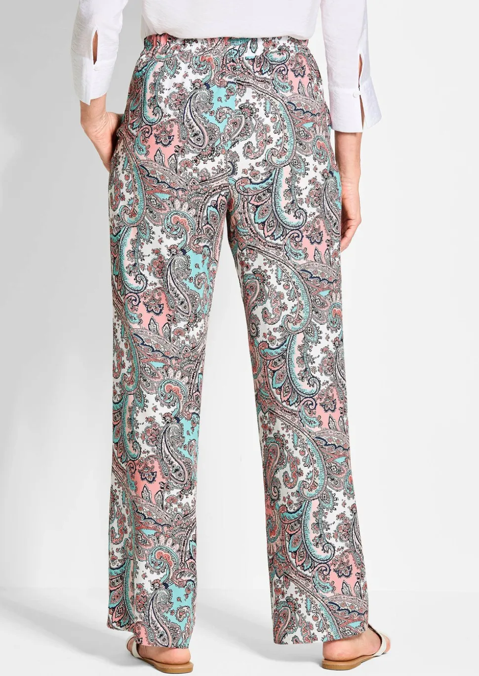 Pantalon à motif cachemire