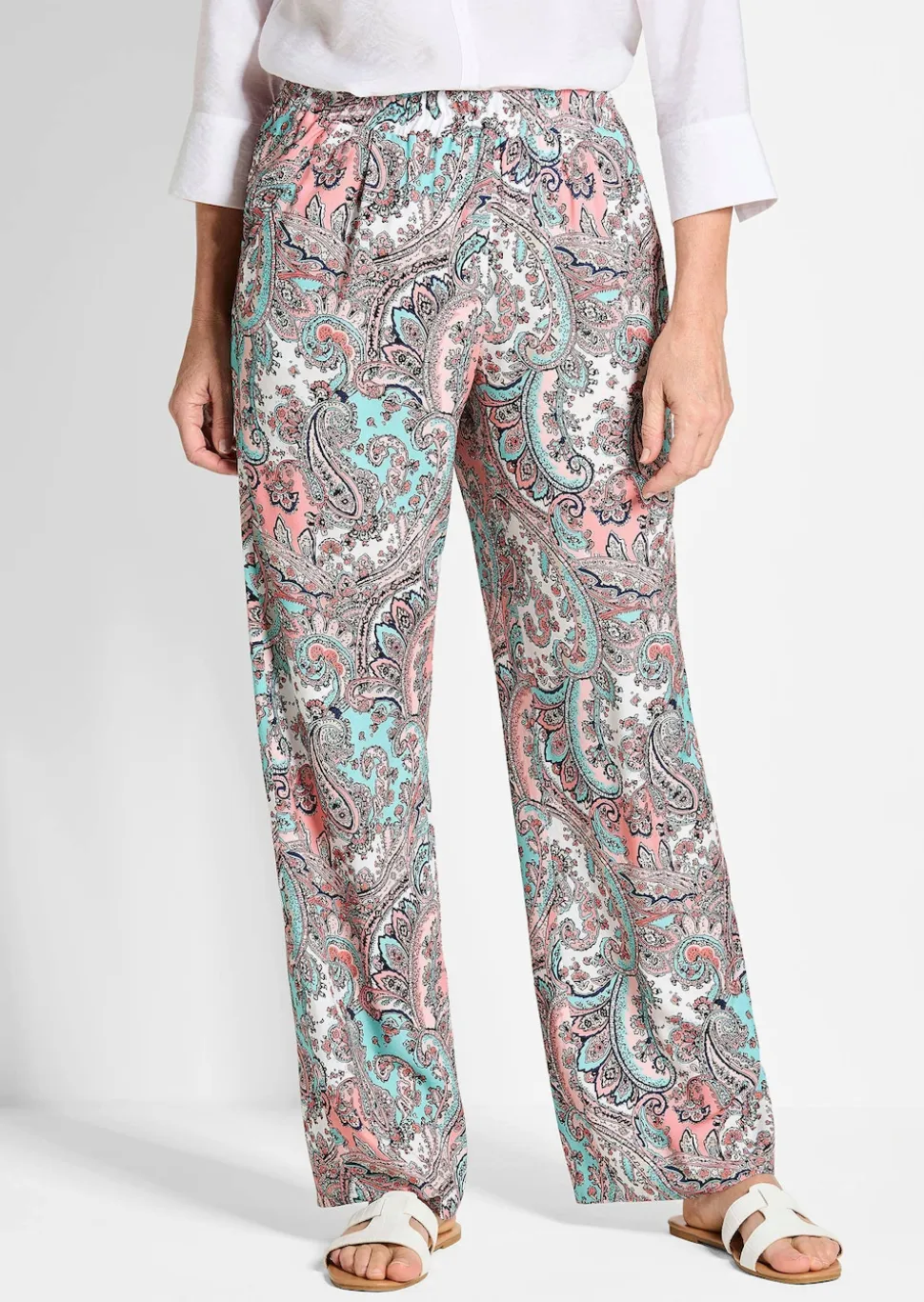 Pantalon à motif cachemire