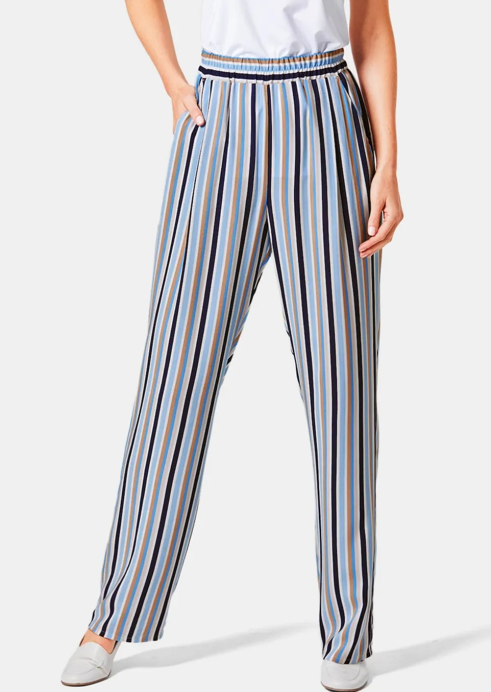 Pantalon palazzo imprimé