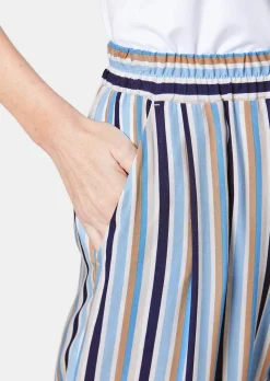 Pantalon palazzo imprimé