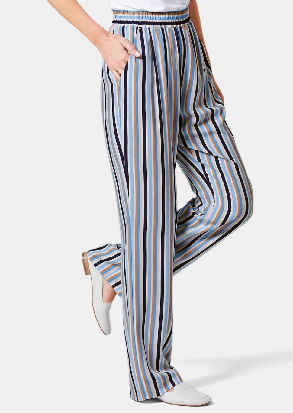Pantalon palazzo imprimé