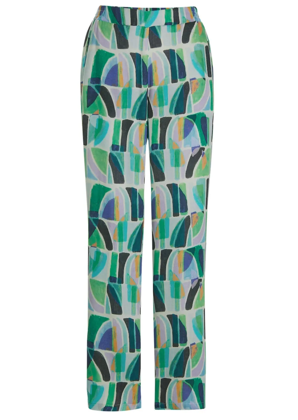 Pantalon palazzo VERA en viscose à effet climatisant