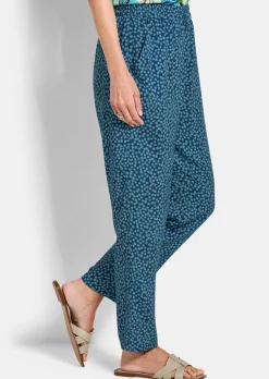 Pantalon SARA avec imprimé mille-fleurs