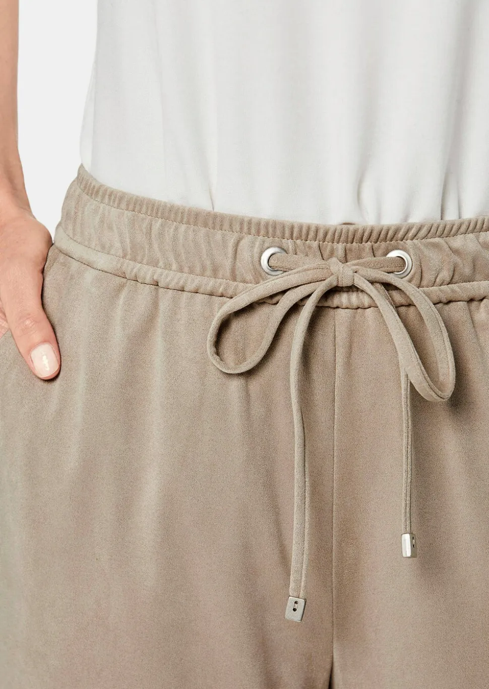 Pantalon SARA d'aspect velours