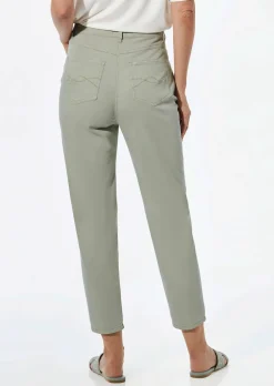 Pantalon SARA en coupe carotte, longueur 7/8