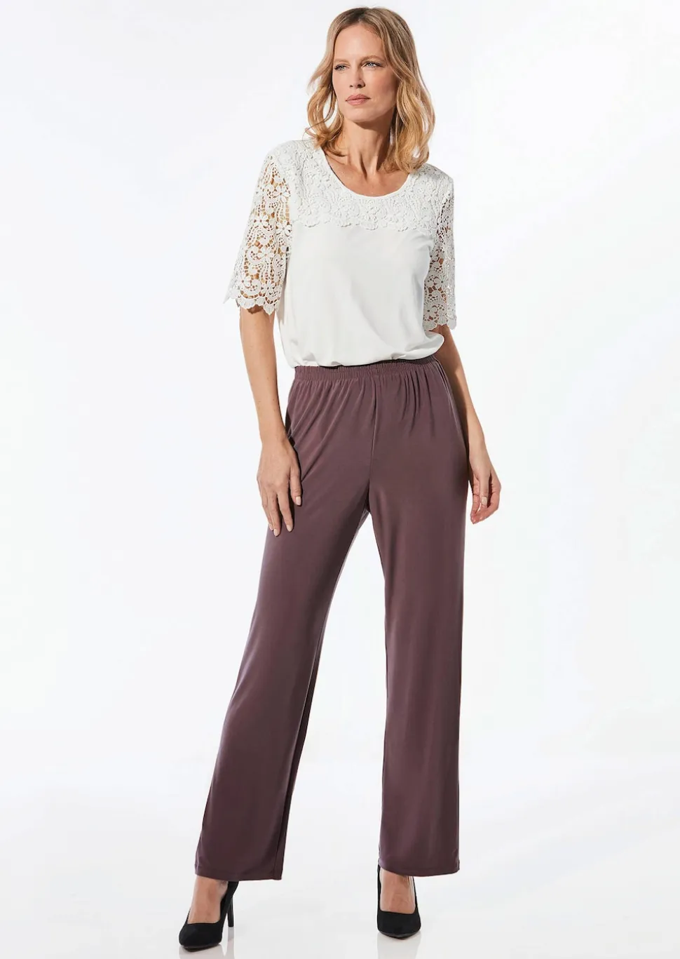 Pantalon slinky confortable VERA